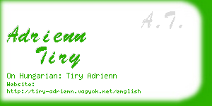 adrienn tiry business card